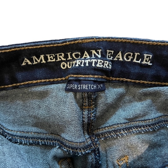 American Eagle Indigo Super Stretch Skinny Jeans NWOT - Picture 4 of 4
